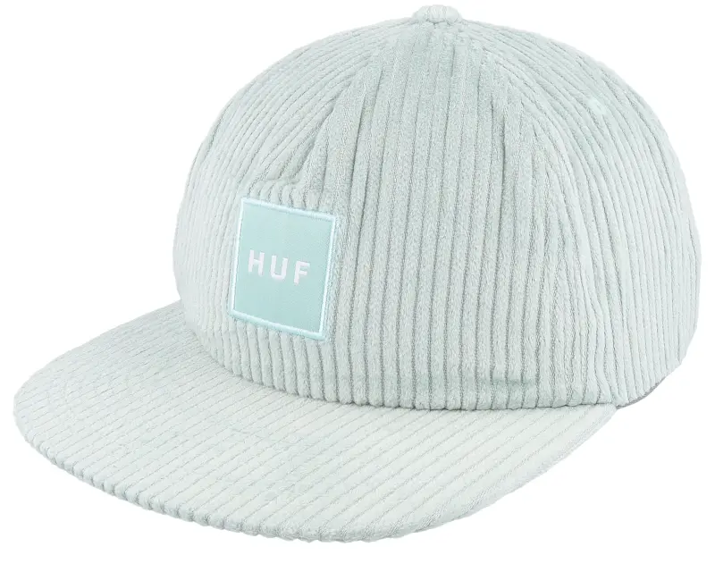 HUF Box Logo Cord 5 Panel Hat Mint Strapback online