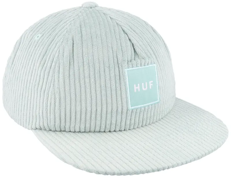 HUF Box Logo Cord 5 Panel Hat Mint Strapback online
