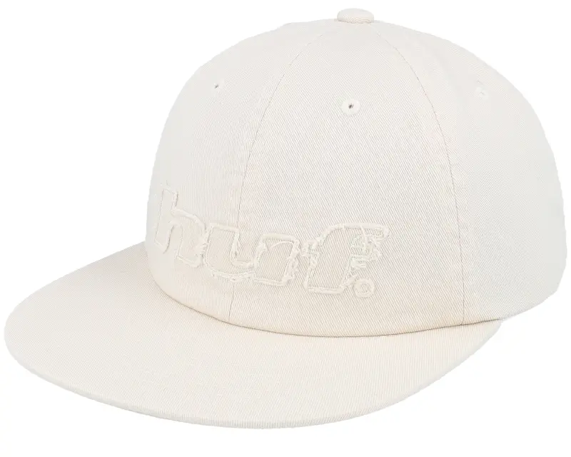 HUF Distressed Logo 5 Panel Hat Linen Strapback online