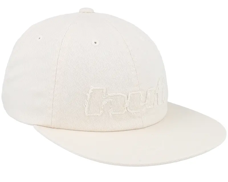 HUF Distressed Logo 5 Panel Hat Linen Strapback online
