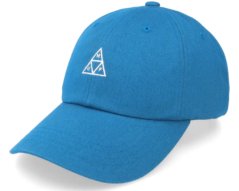 HUF Essentials Tt Cv 6 Panel Hat Blue Teal Dad Cap online