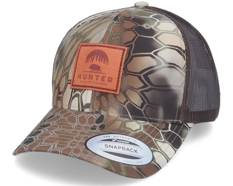 Hunter Boar Logo Patch Highlander Kryptek Brown Trucker online