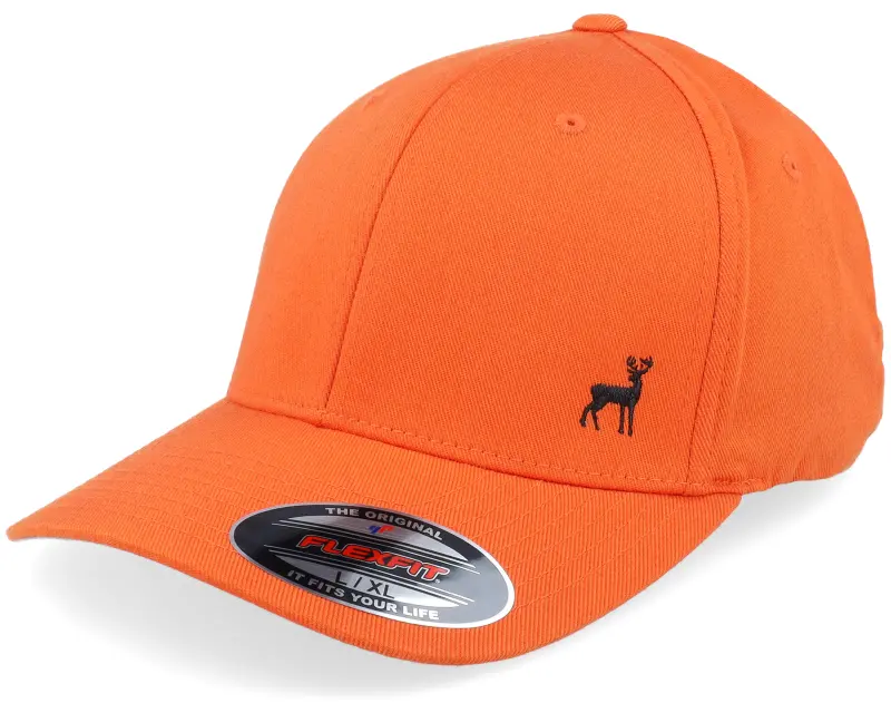 Hunter Tiny Deer Orange Flexfit Wooly Combed Flexfit online