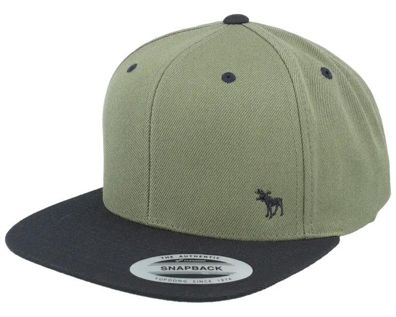 Hunter Tiny Moose Olive/Black Snapback online
