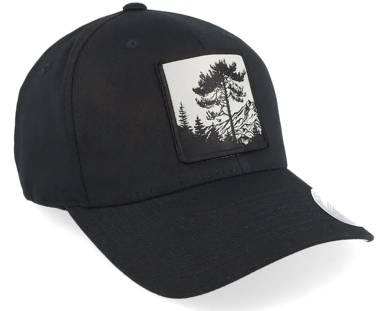 Hunter Tree Mountain Silhouette Wooly Combed Black Flexfit online