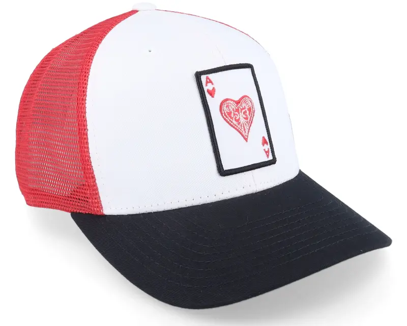 Iconic Ace Of Hearts White/Black/Red Trucker online