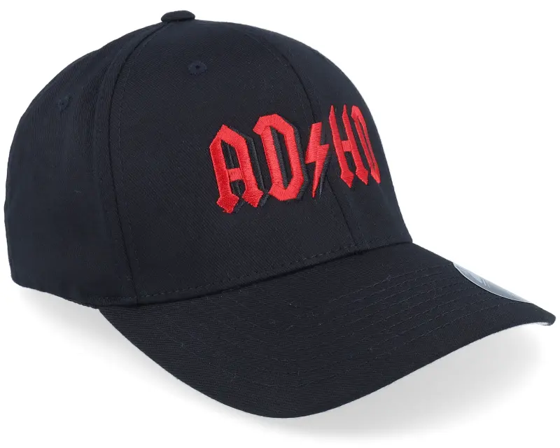 Iconic Adhd Wooly Combed Black Flexfit online