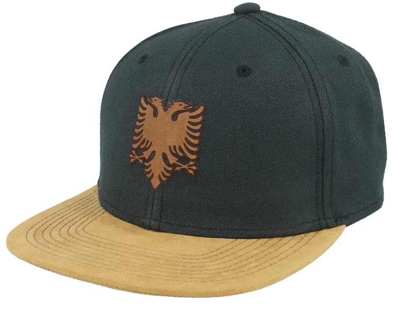 Iconic Albania Eagle Patch Suede Black Snapback online