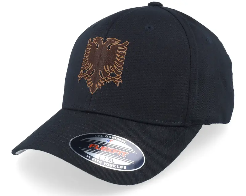 Iconic Albanian Eagle Patch Black Flexfit online
