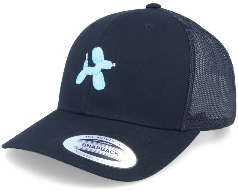 Iconic Balloon Animal Dog Black Trucker online