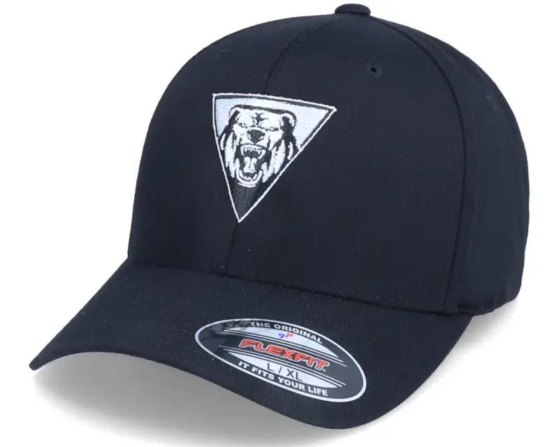 Iconic Bear Roar Geometric Black Flexfit online