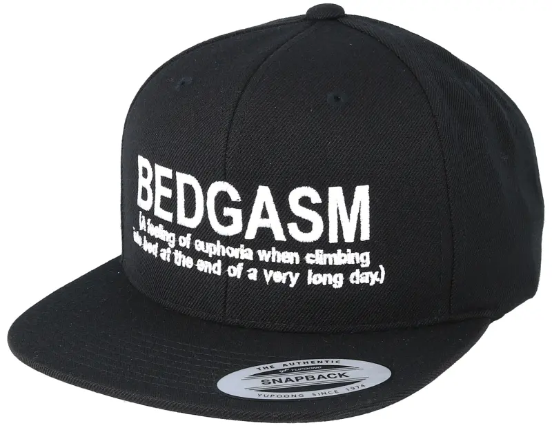Iconic Bedgasm Black Snapback online