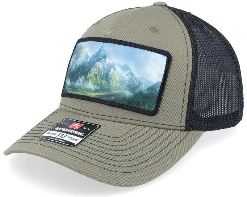 Iconic Big Mountains & Landscape Patch Loden/Black online