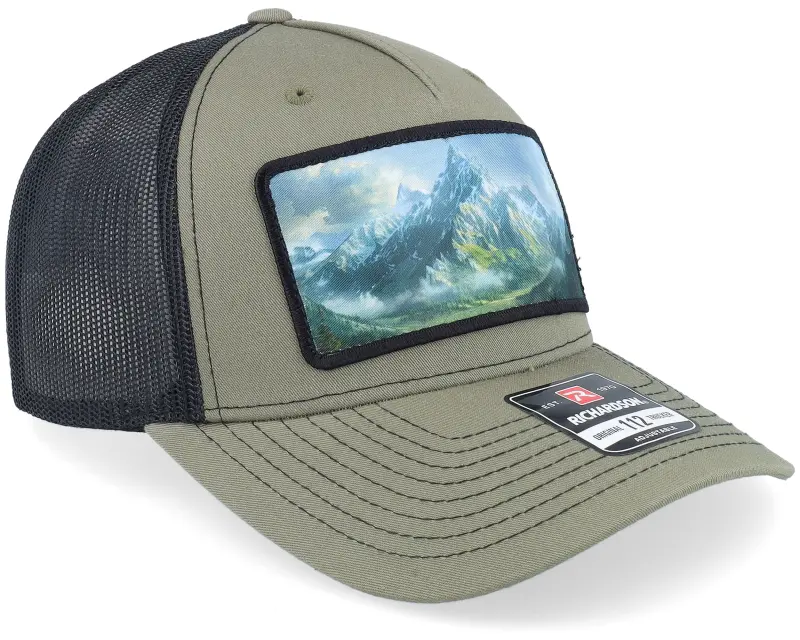 Iconic Big Mountains & Landscape Patch Loden/Black online