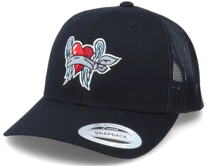 Iconic Blind Love Old School Heart Black Trucker online