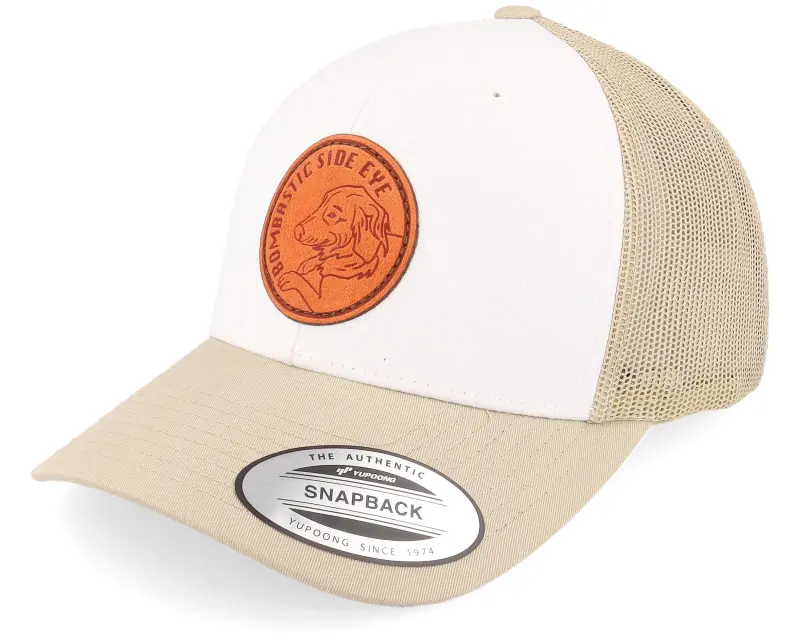 Iconic Bombastic Side Eye Dog Khaki/White/Khaki Trucker online