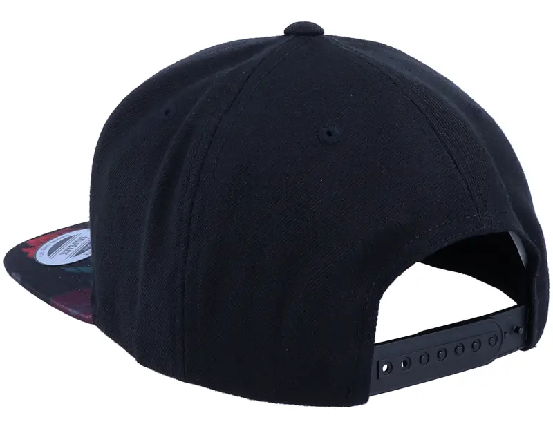 Iconic Bones And Rose Black/Rose Red Snapback online