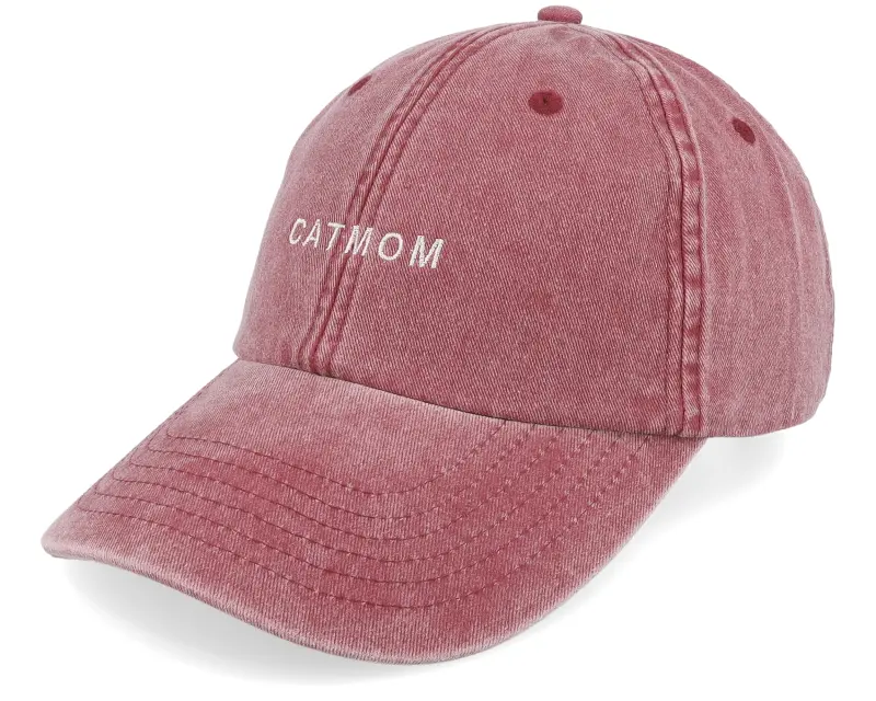Iconic Cat Mom Vintage Washed Red Dad Cap online