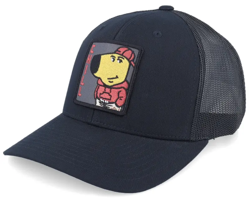Iconic Cool Chill Guy Black Trucker online