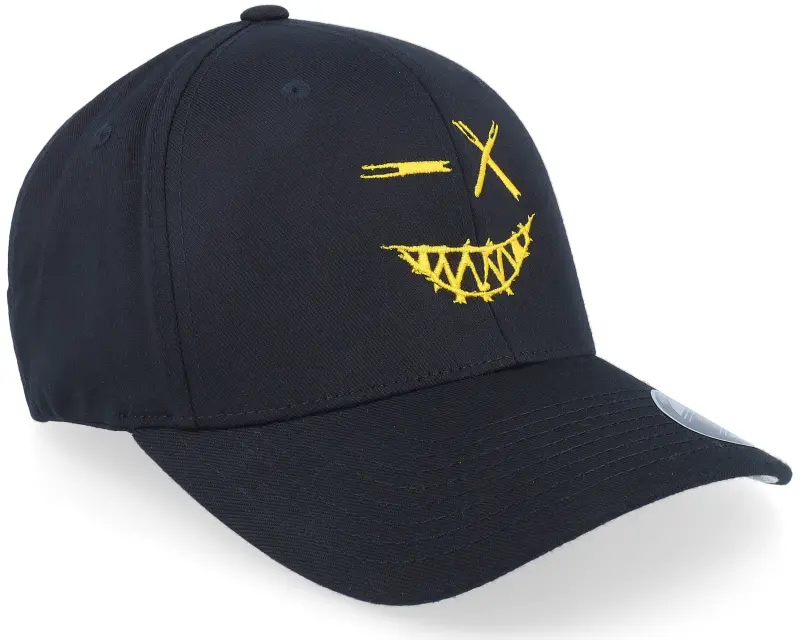 Iconic Crazy Smiley Yellow/Black Flexfit online