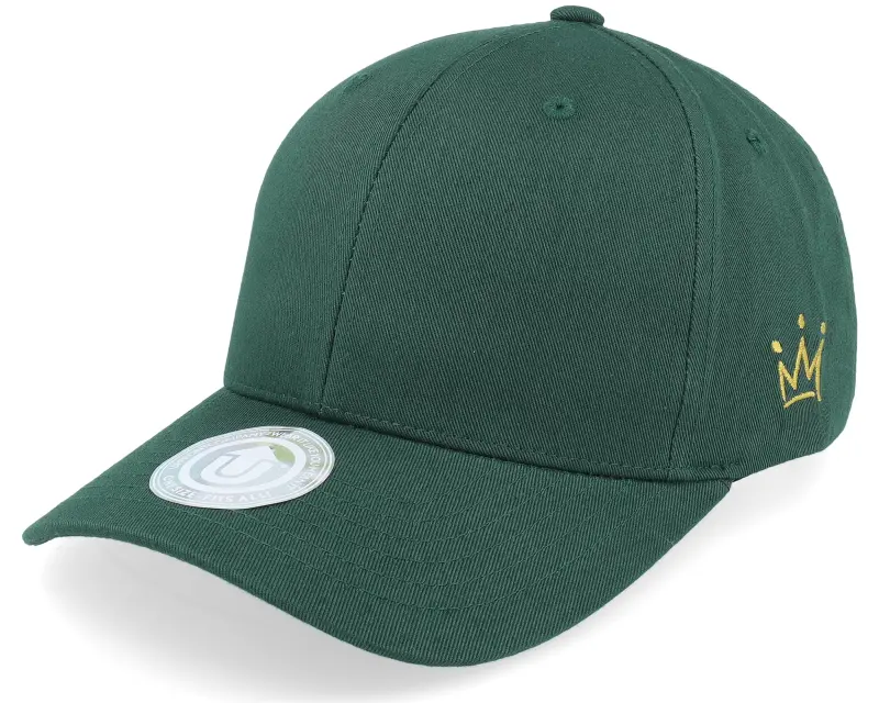 Iconic Crown Side Embroidered Moss Green Adjustable online