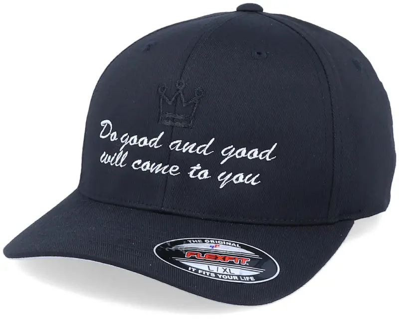 Iconic Do Good And Good Will Come Black Flexfit online