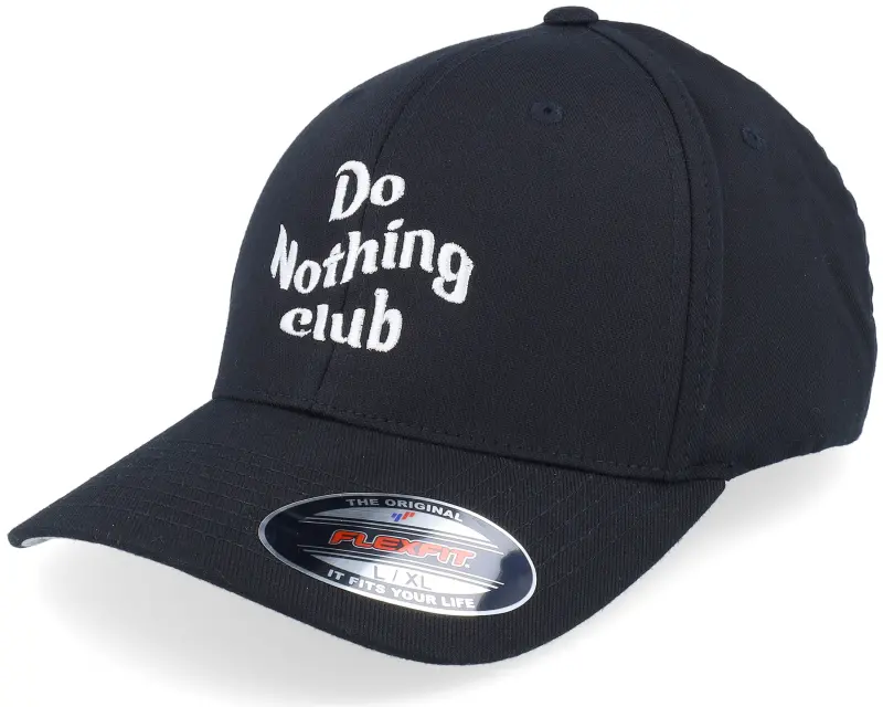 Iconic Do Nothing Club Black Flexfit online
