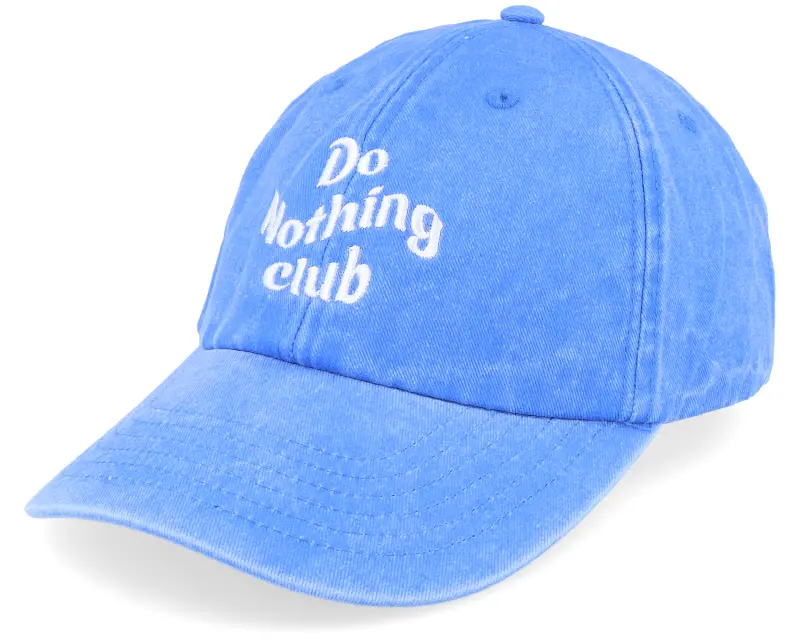 Iconic Do Nothing Club Washed Cornflower Dad Cap online