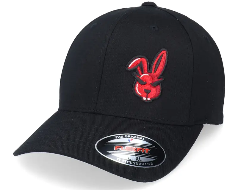 Iconic Evil Rabbit Grin Black Flexfit online