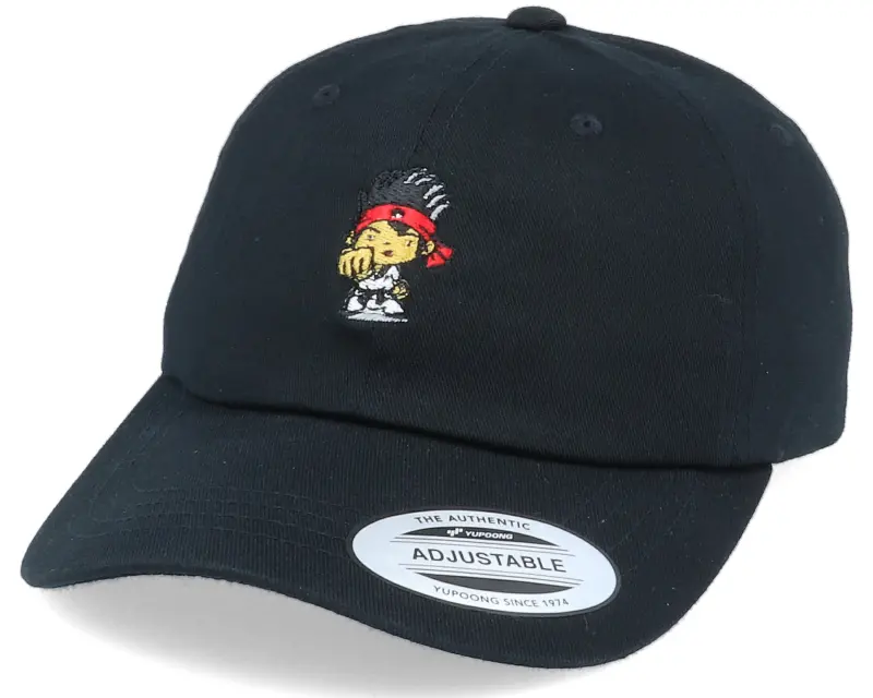 Iconic Fighter Kid Organic Black Dad Cap online
