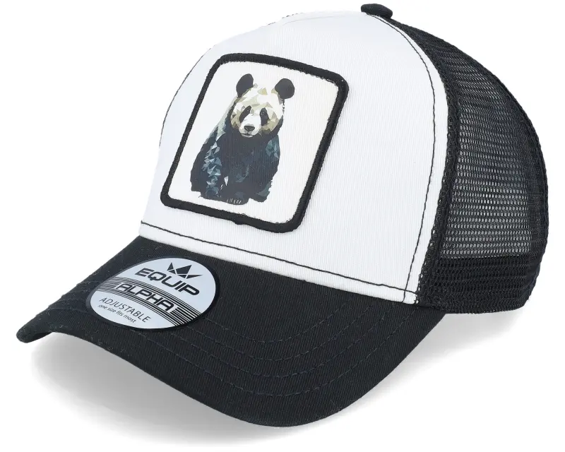 Iconic Geometry Panda Patch White/Black Trucker online