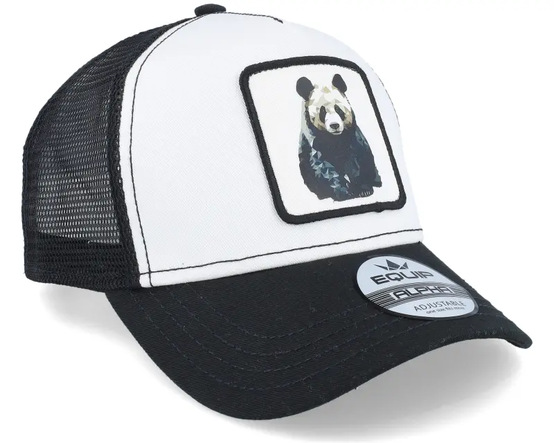 Iconic Geometry Panda Patch White/Black Trucker online