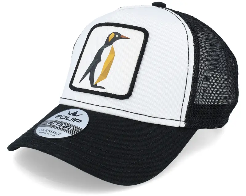 Iconic Geometry Penguin Patch White/Black Trucker online