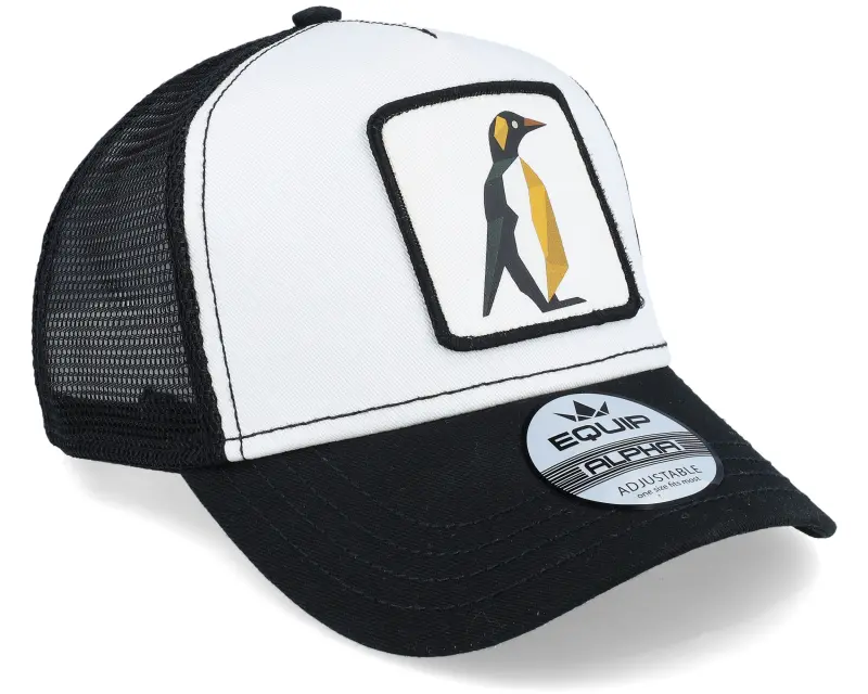 Iconic Geometry Penguin Patch White/Black Trucker online