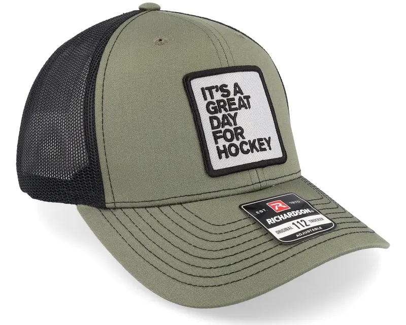 Iconic Great Day For Hockey Loden/Black Trucker online