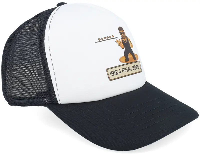 Iconic Ibiza Final Boss Foam Black/White Trucker online