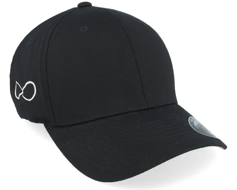 Iconic Infinity Symbol Side Logo Black Flexfit online