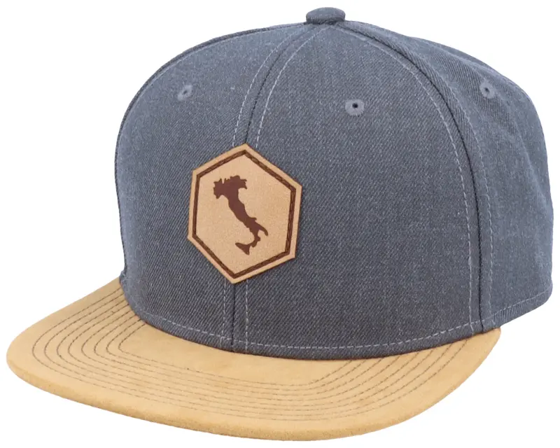 Iconic Italy Map Patch Dark Heather Grey/Suede Snapback online