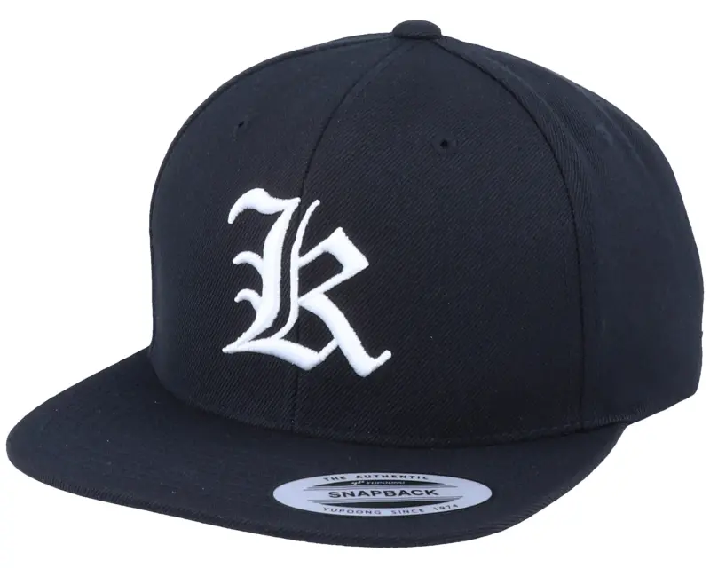 Iconic K Letter 3D Black Snapback online