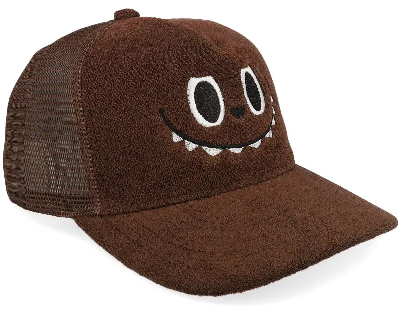 Iconic Little Monster Terry Dark Brown A-frame Trucker online