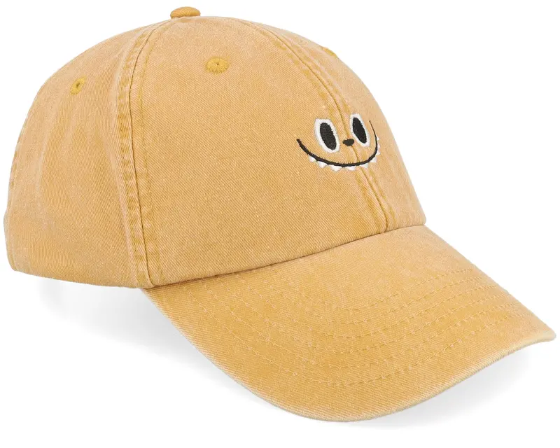 Iconic Little Monster Vintage Washed Mustard Dad Cap online