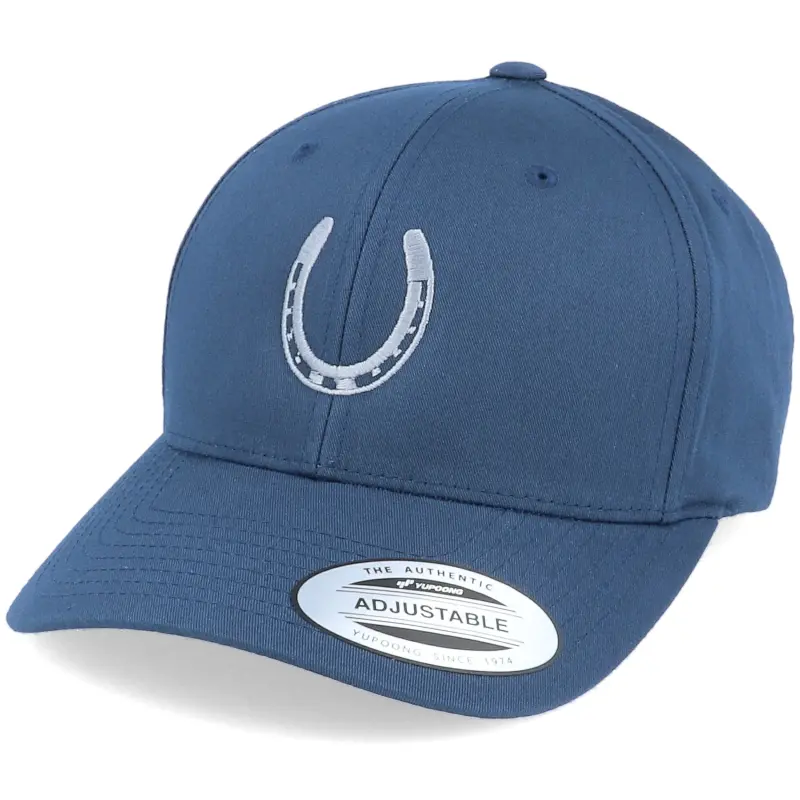 Iconic Lucky Horse Shoe Curved Navy Blue Adjustable online