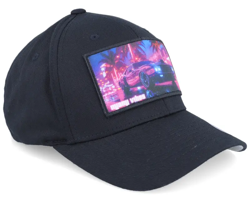 Iconic Miami Vibes Car Patch Black Flexfit online