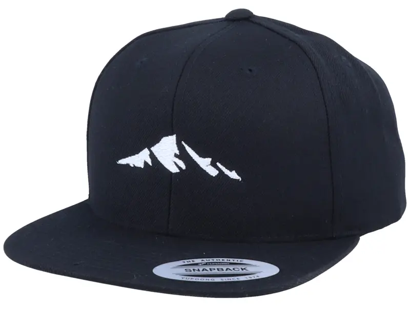 Iconic Mountain Silhouette Black Snapback online