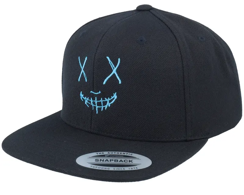 Iconic Neon Smile Blue/Black Snapback online