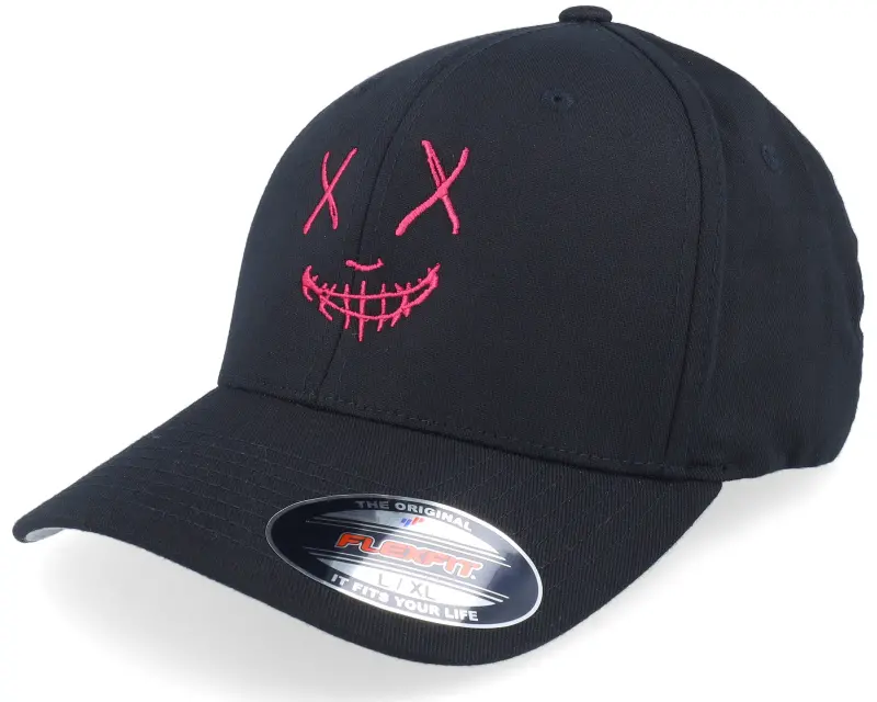 Iconic Neon Smile Pink/Black Flexfit online