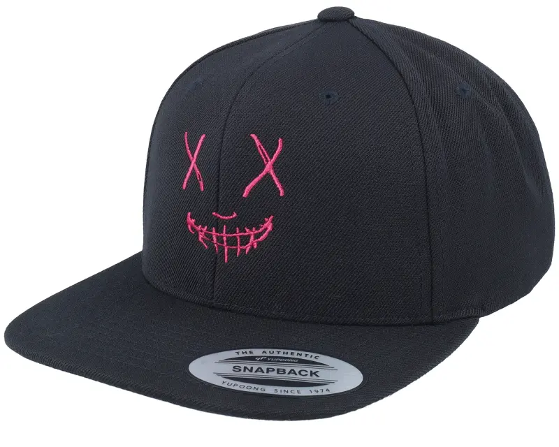Iconic Neon Smile Pink/Black Snapback online
