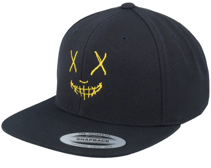 Iconic Neon Smile Yellow/Black Snapback online