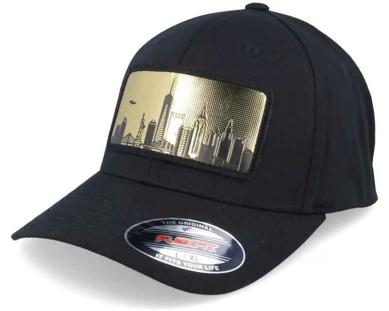 Iconic New York Gold Patch Black Flexfit online