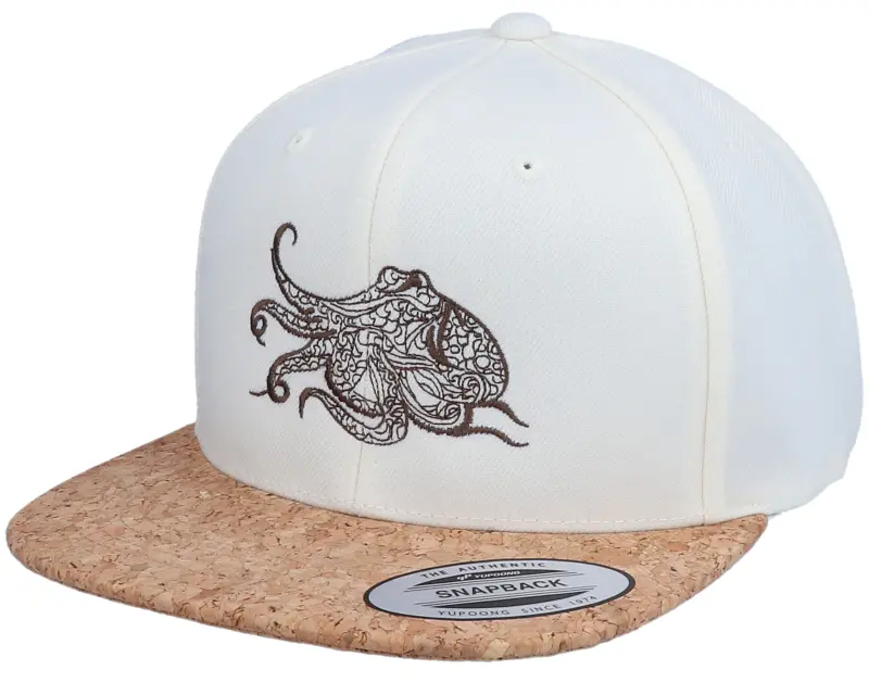 Iconic Octopus Mandala Natural/Cork Snapback online